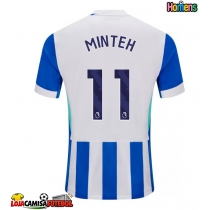 Camisa de Futebol Brighton Yankuba Minteh #11 Equipamento Principal 2025-26 Manga Curta